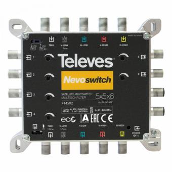 Televes NevoSwitch 5 in 6 - Multischalter 5/6, receivergespeist 