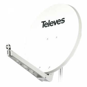 Televes QSD-Line - 75cm Alu-Spiegel, weiß 