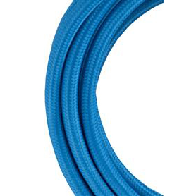 Bailey Textilkabel 2x0,75mm², blau, 3m 