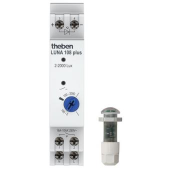 Theben LUNA 108 plus EL, Dämmerungsschalter mit Einbau-Lichtsensor 