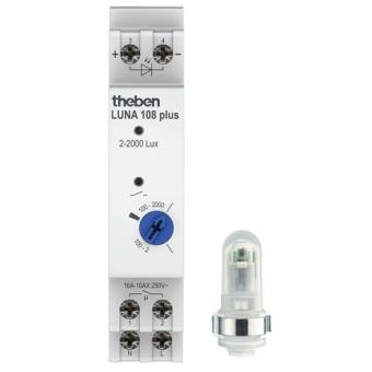 Theben LUNA 108 plus AL, Dämmerungsschalter mit Aufbau-Lichtsensor 