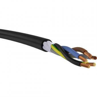 Nexans TITANEX® H07RN-F  5G6mm² - Gummischlauchleitung, schwarz, Meterware 