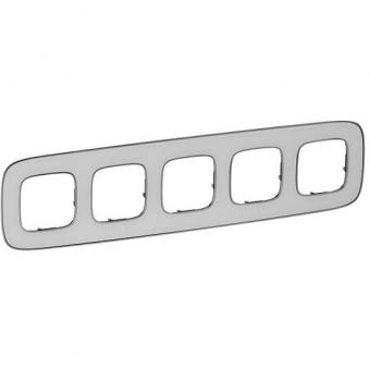 Legrand  Valena Allure Rahmen 5-fach (white mirror) 