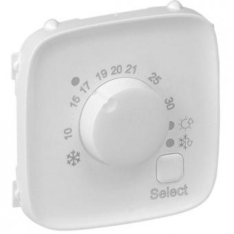 Legrand Valena Allure, Abdeckung für elektronisches Raumthermostat (ultraweiß) 