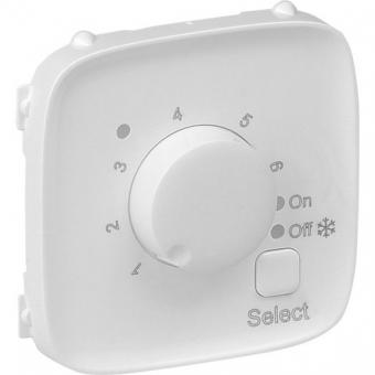 Legrand Valena Allure, Abdeckung für elektronisches Fußbodenthermostat (ultraweiß) 