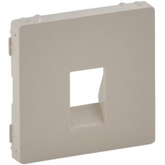 Legrand Valena Life, Abdeckung für Lautsprecherdose mit Federklemmen (mandelweiß) 