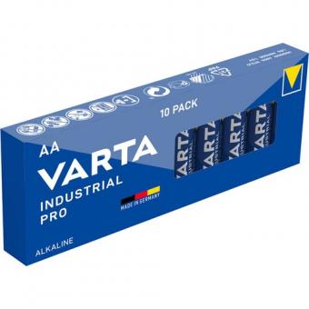 VARTA Batterie Industrial Mignonzelle AA 4006, Alkali-Mangan, 1,5V, 10 Stück 