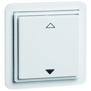 Peha - EnOcean Easyclick-Wandsender STANDARD, 2 Kanal, reinweiß, Symbol AUF und AB 