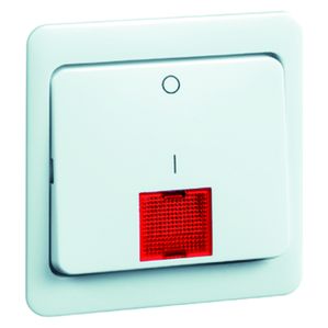 Peha - Wippe 2pol., weiß rote Linse  