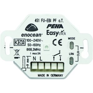 Peha - EnOcean Easyclickpro Empfänger, UP, 1 Kanal, mit potenzialfreiem Kontakt 