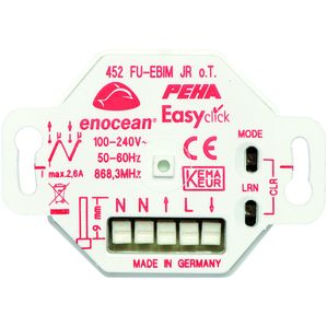 Peha - EnOcean Easyclickpro JR-Empfänger, Unterputz, 2 Kanal,  mit Energiemessung 