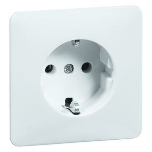 Peha Standard - Steckdose SCHUKO, weiß, Meldekontakt 