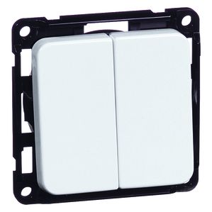 Peha Compacta - Serientaster Einbau, reinweiß  
