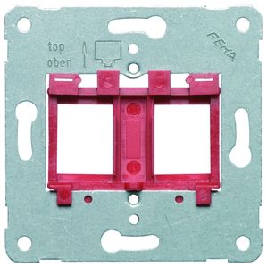 Peha D 600 MJ1 - Traggestell für Modular Jack Einsatz rot 