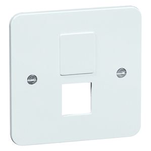 Peha Standard - Abdeckung Kommunik.-Syst., weiß, 2 Modular-Jack-Steckverbinder 