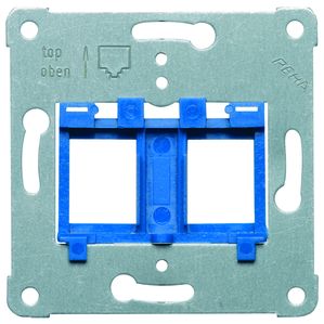 Peha D 600 MJ8 - Traggestell für Modular Jack Einsatz blau 