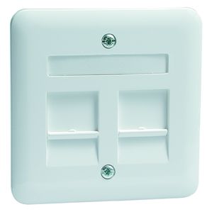 Peha Standard - Abdeckung Kommunik.-Syst., reinweiß, Beschriftungsfeld 