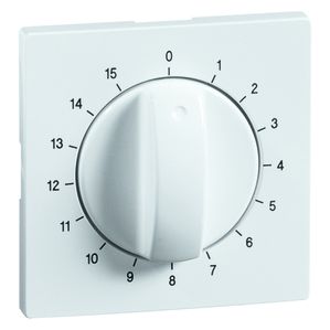 Peha Dialog - Abdeckung mechanische Zeitschaltuhr, reinweiß, 15 Minuten 