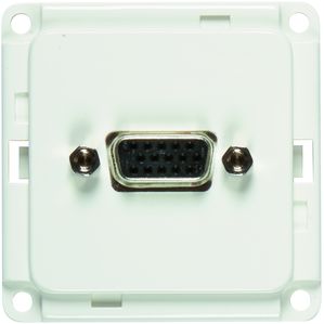 Peha - Abdeckung COMPACTA mit VGA-Anschluss, reinweiss 