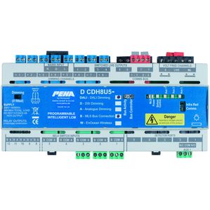 Peha - REG Lichtsteuerung 8 Kanal, DALI Vorschaltgeräte 