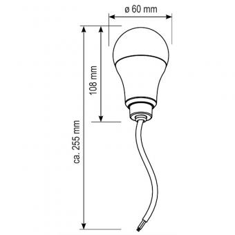 EVN LED-Baustellenfassung 4000K, 230V, IP20