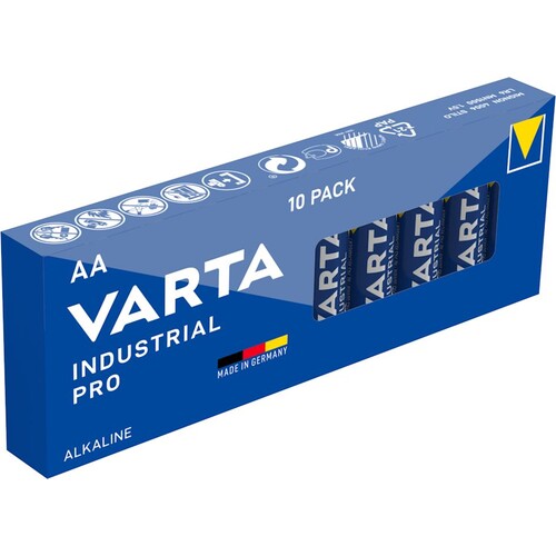 VARTA Batterie Industrial Mignonzelle AA 4006, Alkali-Mangan, 1,5V